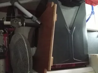 Tarima de madera mesa rectangular