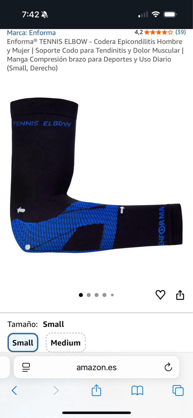 Codera ENFORMA TENIS ELBOW Taglia S. Destro
