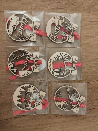 Decorazioni Natalizie personalizzate in legno