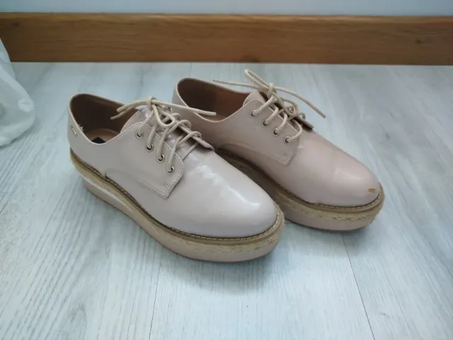 Zapatos Mustang Beige/Rosa Talla 38
