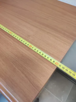 Mesa escritorio madera con bandeja