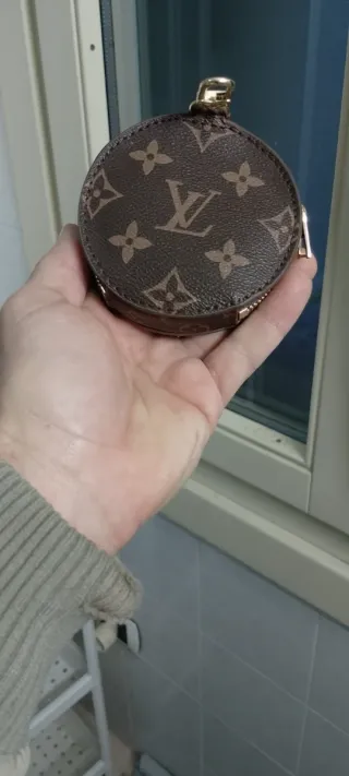 Portamonete portafoglio  con zip colore Marrone