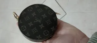 Portamonete portafoglio  con zip colore Marrone