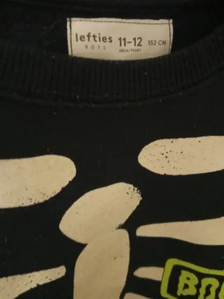 Sudadera Lefties chico 11-12 años