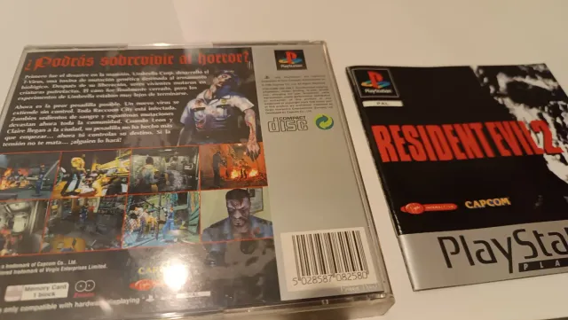2 Juegos PS1 Resident Evil 1 y 2 Platinum