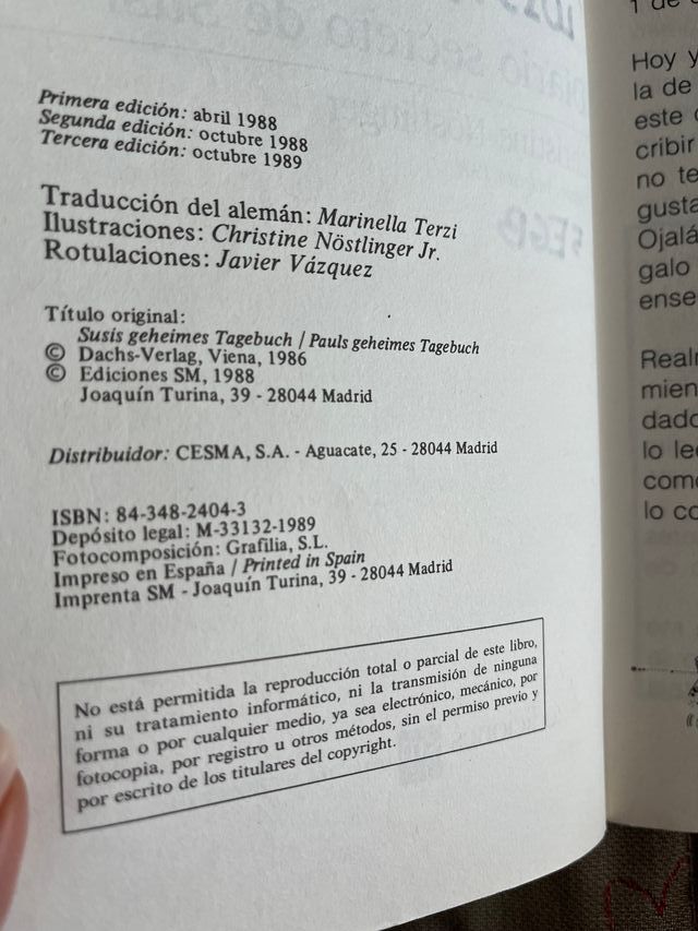 Diario secreto de Susi. Diario secreto de Paul ...