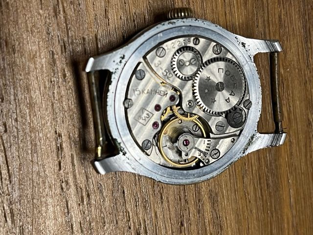 Rarísimo reloj vintage soviético KAMA (años 50)