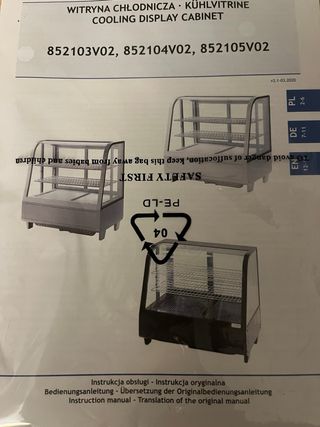 Vitrina Expositora Regrigerada