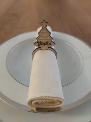 Portatovaglioli personalizzato Natalizio