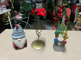 Addobbi Natale: Gnomo, Albero e Poinsettia