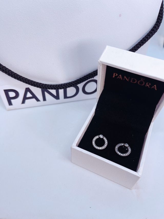 Pendientes Pandora boton Reversibles