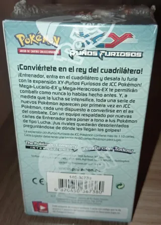 Caja Sellada Pokémon XY Puños Furiosos 18 Sobres