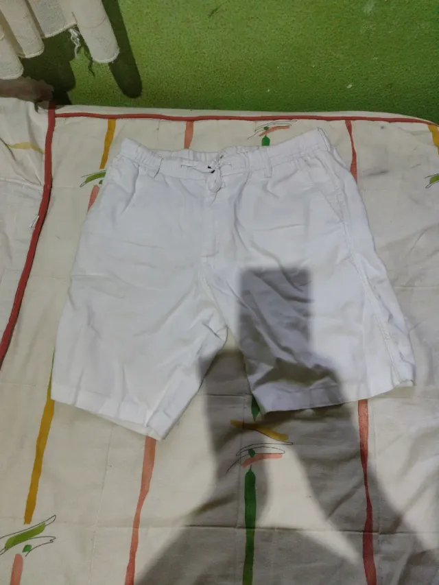 Pantalón corto blanco