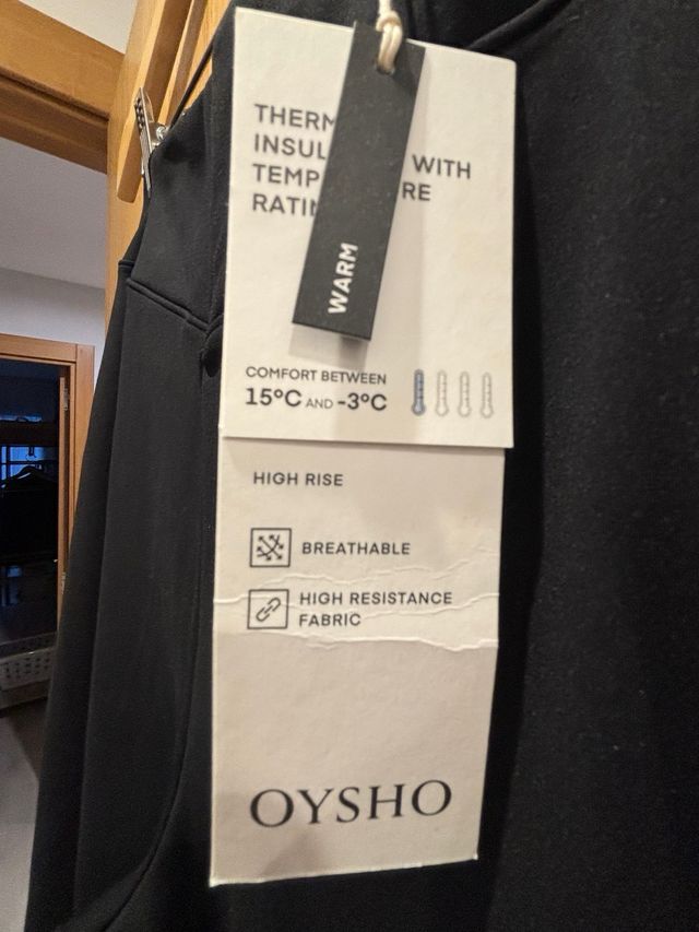 Leggings Oysho neri taglia S nuovi