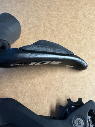 comando leva shimano 105 12v puleggia cambio