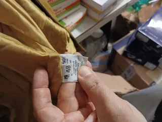 Giacca vintage pelle scamosciata