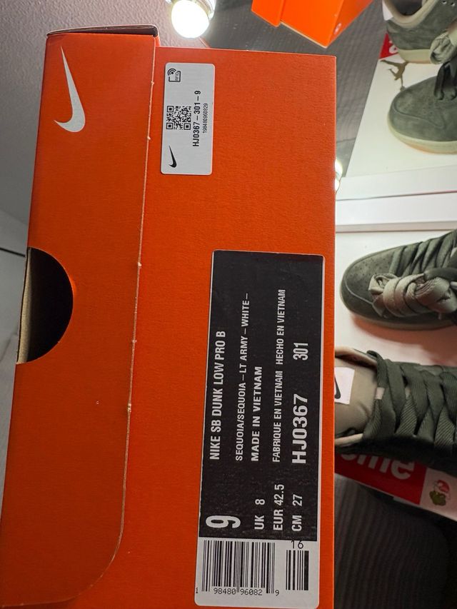 Nike SB Dunk Low Sequoia Verde Oliva