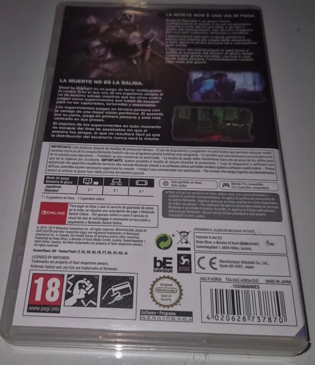 Dead by Daylight Nintendo Switch