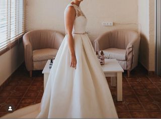 Vestido de Novia Encaje y Tul