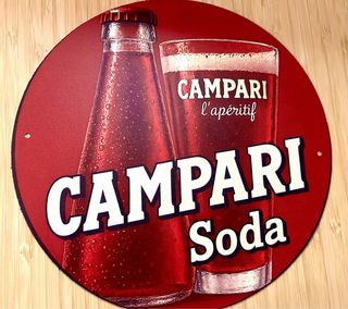 Insegna Metallica Vintage CAMPARI SODA