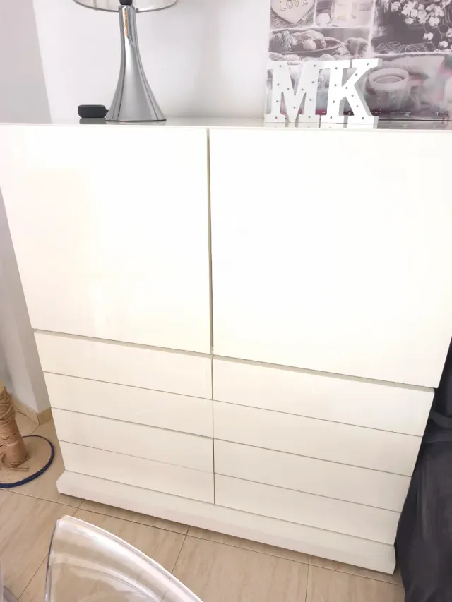 Mueble Buffet Blanco Madera Maciza.  URGE VENDER!!