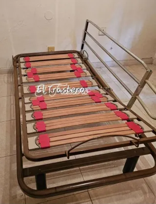 CAMA ARTICULADA CON BARANDILLA