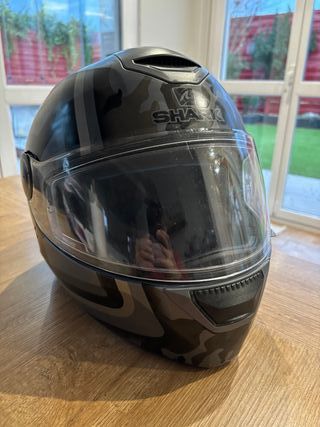 Casco Shark Talla S Camuflaje