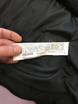 Zara Giubbino Donna Nero con Cappuccio