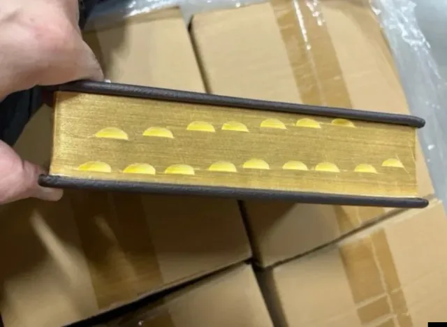 Biblia de Jerusalém modelo 2 canto de oro nueva