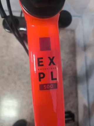 Bicicleta Rockrider EX PL 500 Roja