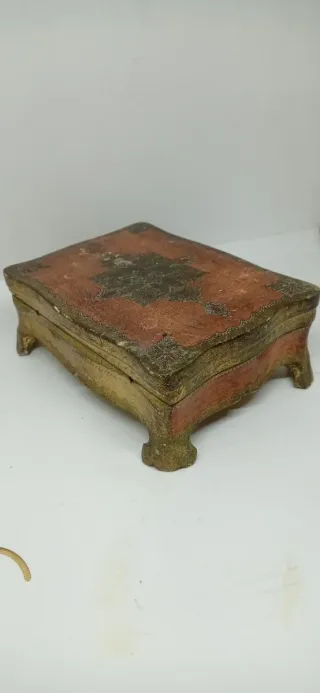 Cofanetto vintage in legno con chiave