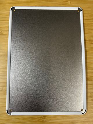 Insegna metallica vintage AGIP 20x14 cm