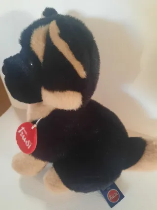 Peluche Trudi cane pastore bicolore