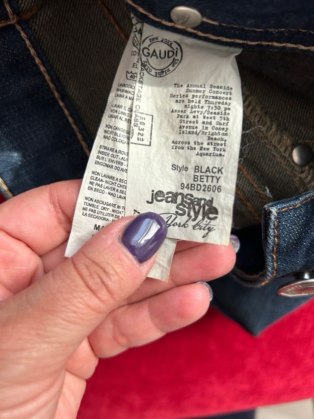 Jeans donna Gaudì blu