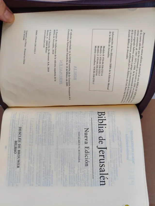 Biblia de Jerusalém modelo cremallera nueva