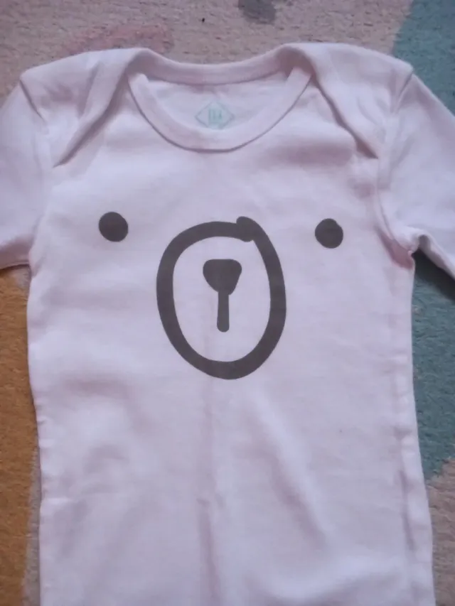 Body bebé manga larga oso 18-24m