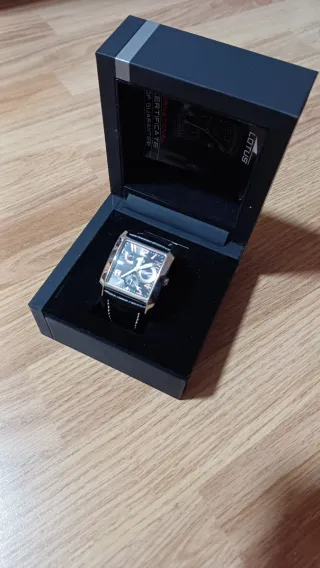 Reloj Lotus 15411 Negro Correa Piel. Como nuevo.