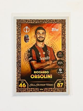 Cromo Match Atta Riccardo Orsolini All Action Hero