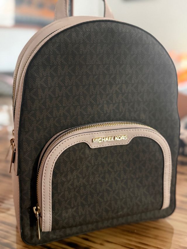 Mochila Michael Kors Marrón y Rosa