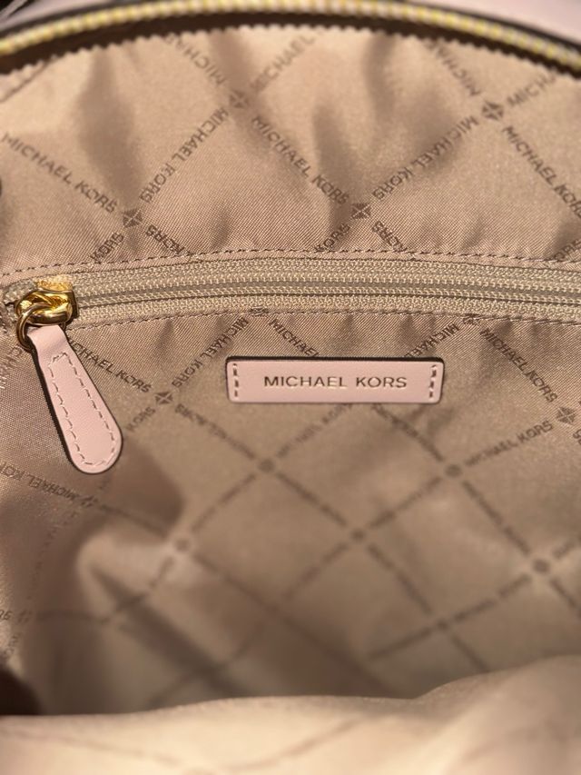Mochila Michael Kors Marrón y Rosa