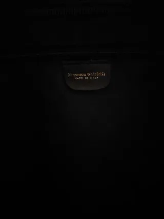 Borsa Nazareno Gabrielli nera con manico catena