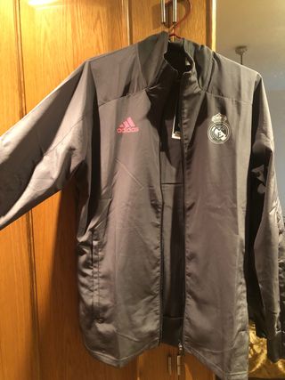 Chaqueta Real Madrid Adidas Gris