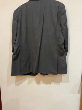 Traje de chaqueta gris hombre