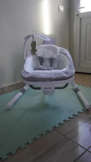 Mecedora Columpio Eléctrico Bebé Ingenuity