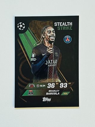 Carta Match Attax Bradley Barcola #454