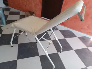 Camilla para masajes, con porta Rollo