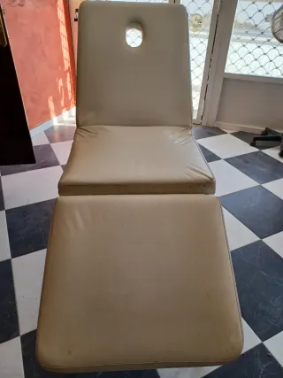 Camilla para masajes, con porta Rollo