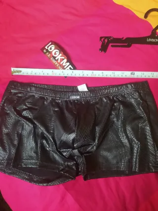 Boxer sexy hombre Negro L