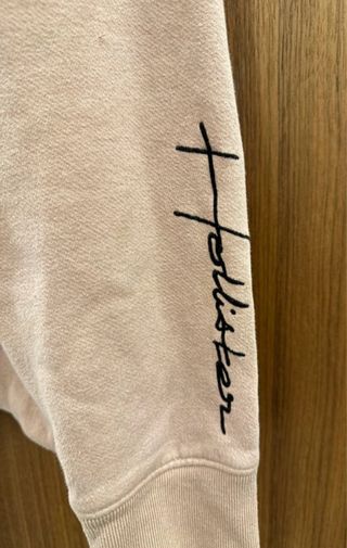 Sudadera Hollister Rosa Talla XL Mujer