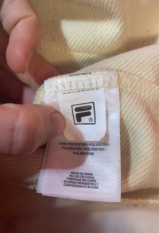 Chaqueta Fila Cremallera Beige Talla M